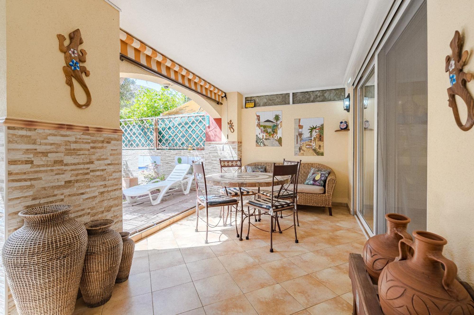 Villa With Private Pool And Beautiful Garden Лос Кристианос Экстерьер фото