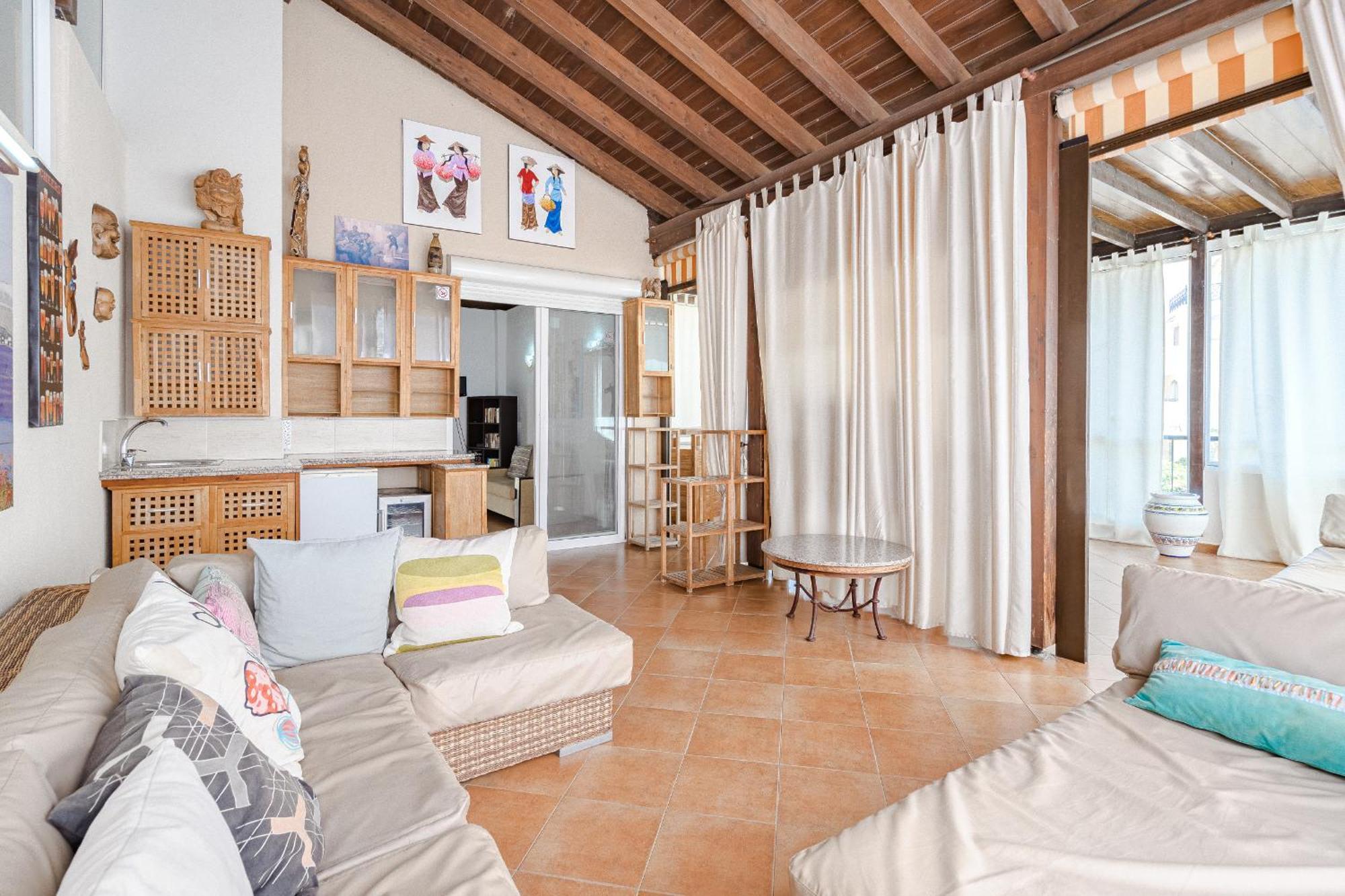 Villa With Private Pool And Beautiful Garden Лос Кристианос Экстерьер фото
